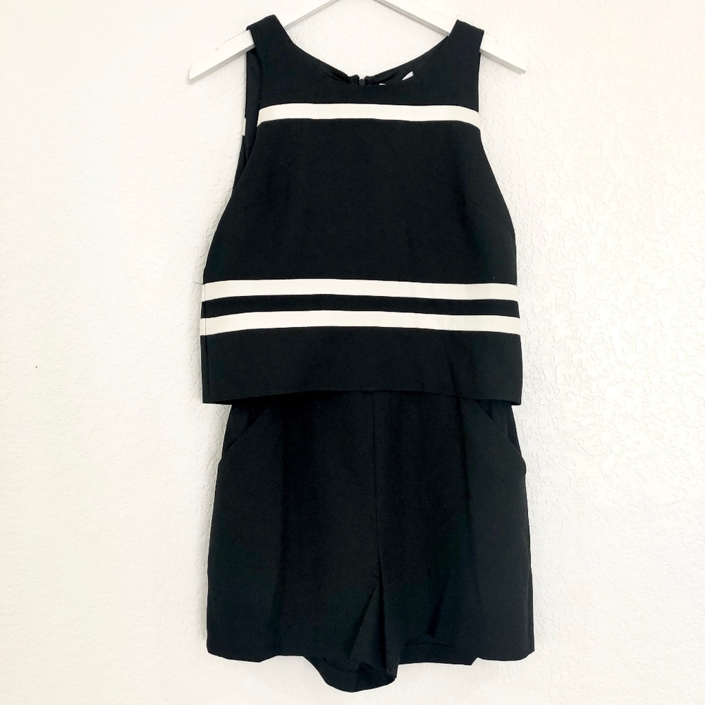 PARKER NWT Shorts Jumper Dressy Jumpsuit Sz M